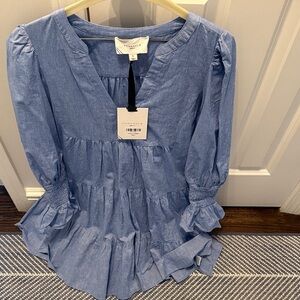 Pomander Palace Chambray Dress NWT Size Small
